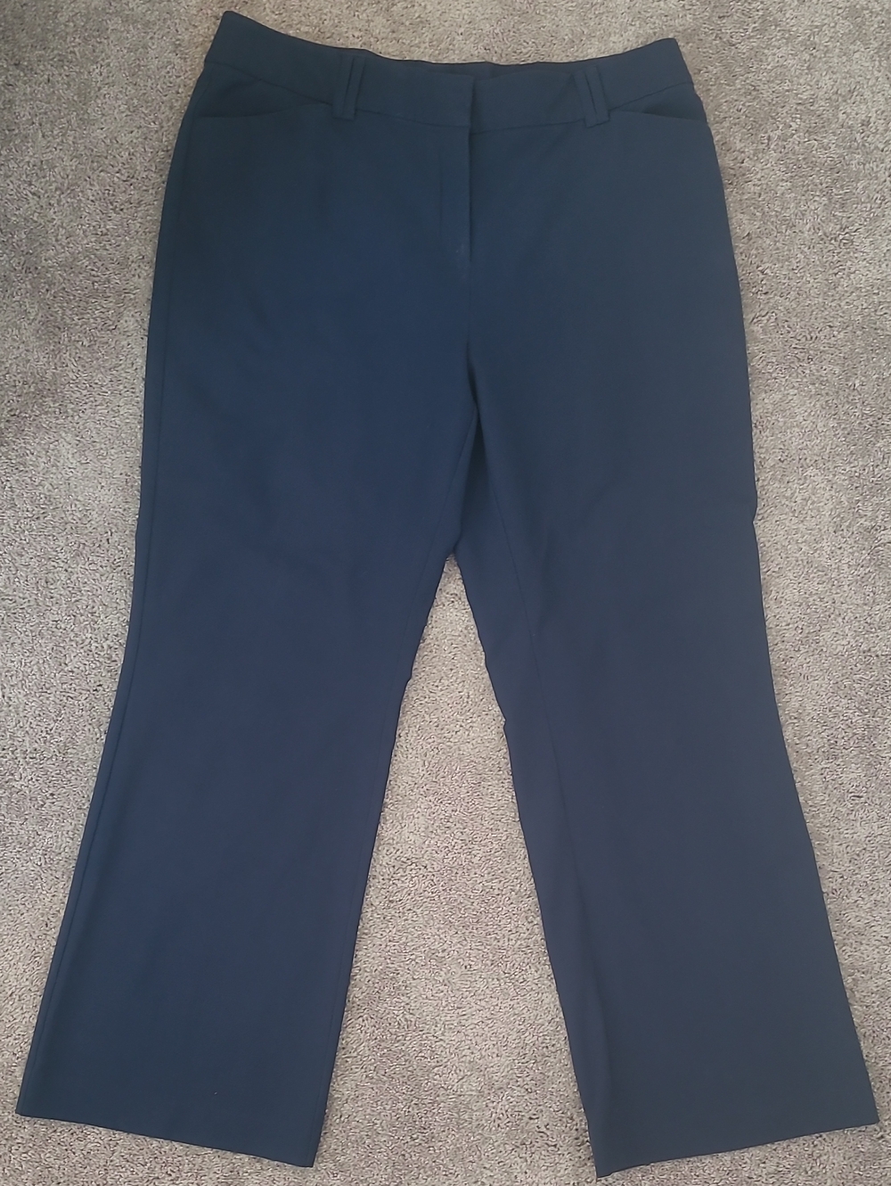 Size 16 INC Midrise International Concepts Navy Bootcut Dress Pants Trousers